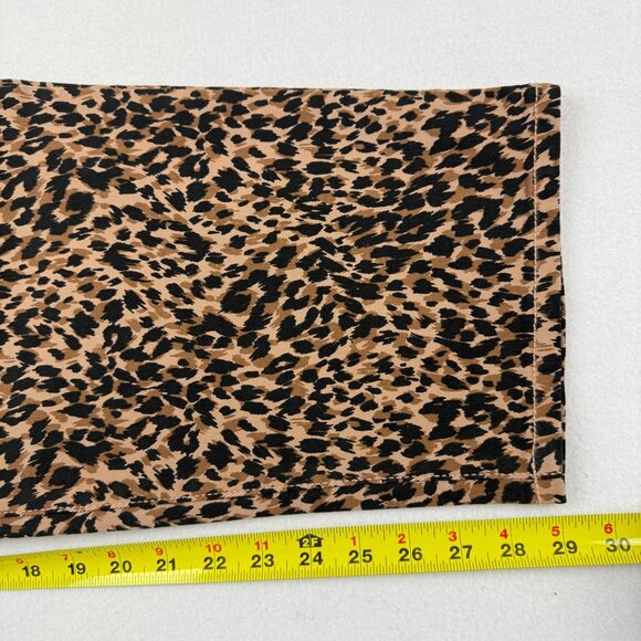 Terra & Sky Womens Straight Stretch Brown Black Leopard Denim Jeans Plus 24W NWT - Picture 10 of 10